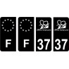 64 Pau logotipo de la etiqueta engomada de la placa de registro de la ciudad