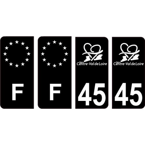 64 Pau logo adesivo piastra di registrazione city