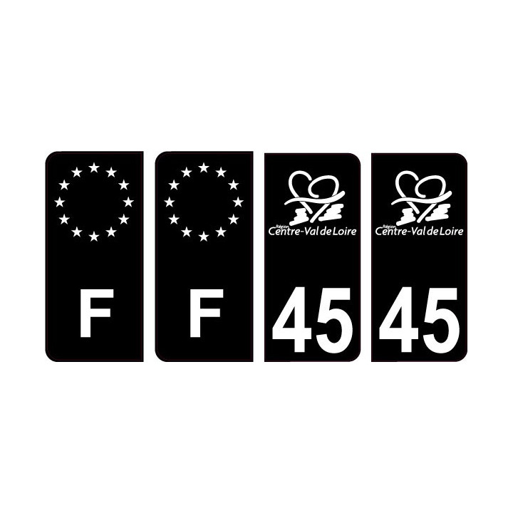64 Pau logo sticker plate registration city