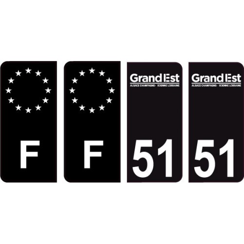 64 Pau logo sticker plate registration city