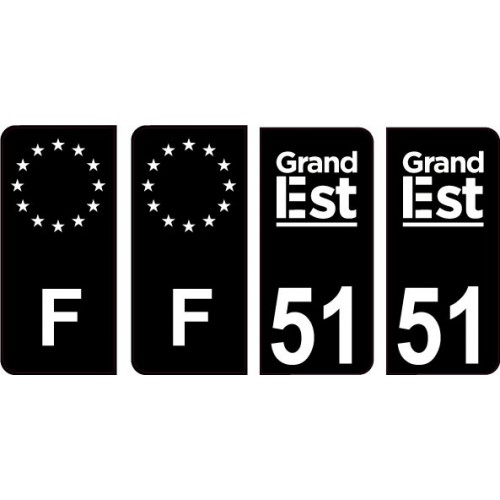 64 Pau logo sticker plate registration city