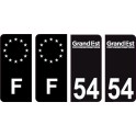 64 Pau logo adesivo piastra di registrazione city