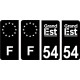 64 Pau-logo aufkleber plakette ez stadt