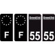 64 Pau-logo aufkleber plakette ez stadt