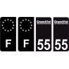 64 Pau-logo aufkleber plakette ez stadt