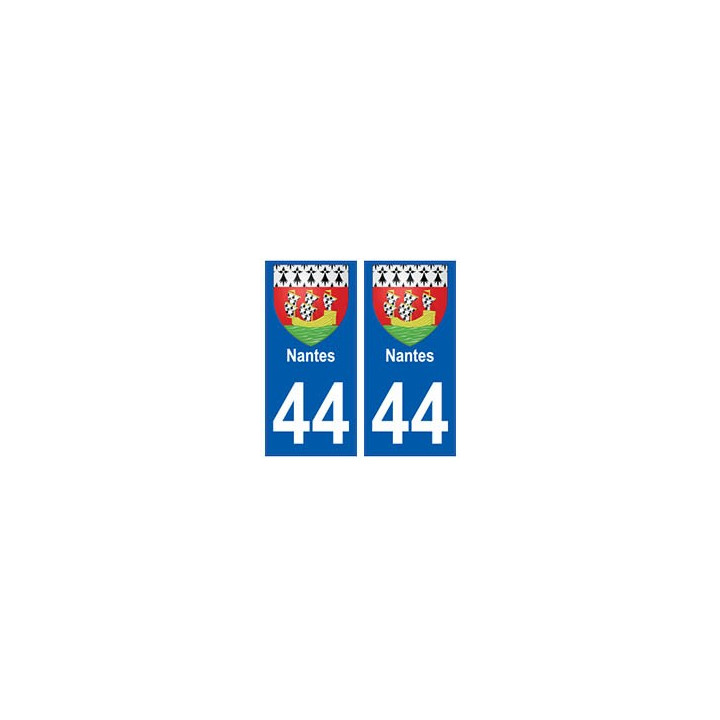 44 Nantes blason autocollant plaque stickers ville