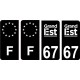 64 Pau-logo aufkleber plakette ez stadt