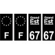 64 Pau-logo aufkleber plakette ez stadt