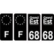 64 Pau-logo aufkleber plakette ez stadt