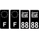 64 Pau-logo aufkleber plakette ez stadt