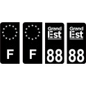 64 Pau logotipo de la etiqueta engomada de la placa de registro de la ciudad
