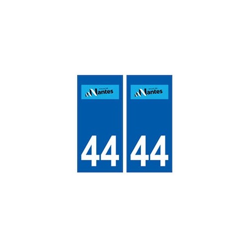 44 Nantes logo autocollant plaque stickers ville