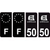 64 Pau logotipo de la etiqueta engomada de la placa de registro de la ciudad