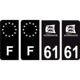 64 Pau logo sticker plate registration city