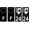64 Pau sticker plate registration city