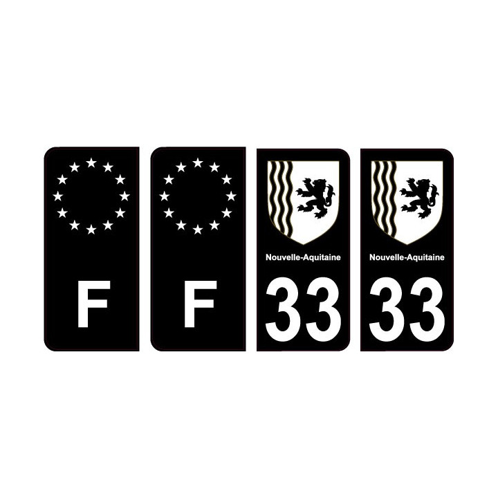 64 Pau sticker plate registration city