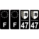 64 Pau sticker plate registration city
