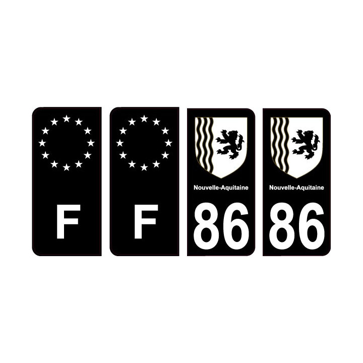 64 Pau sticker plate registration city