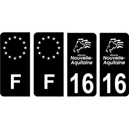 64 Pau logo adesivo piastra di registrazione city