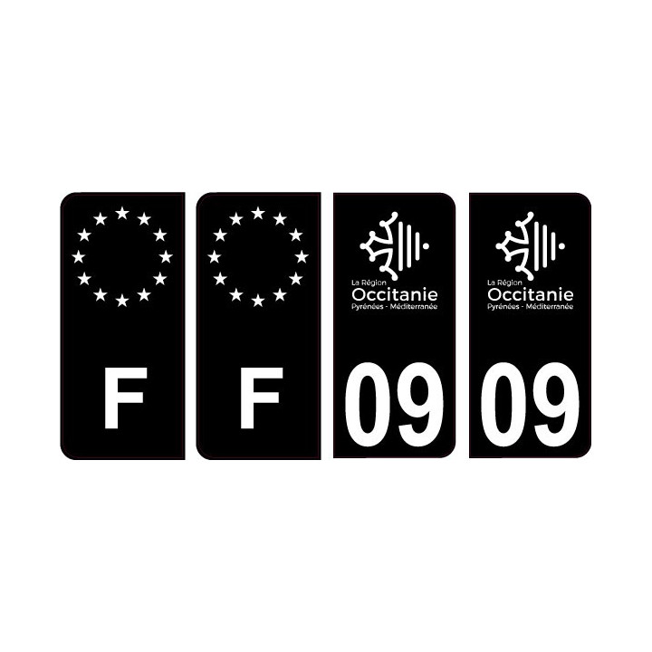 64 Pau logo sticker plate registration city