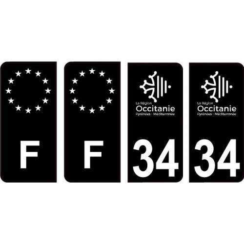 64 Pau logo adesivo piastra di registrazione city