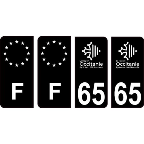 64 Pau logo adesivo piastra di registrazione city