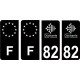 64 Pau-logo aufkleber plakette ez stadt