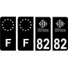64 Pau logotipo de la etiqueta engomada de la placa de registro de la ciudad