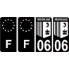64 Pau sticker plate registration city
