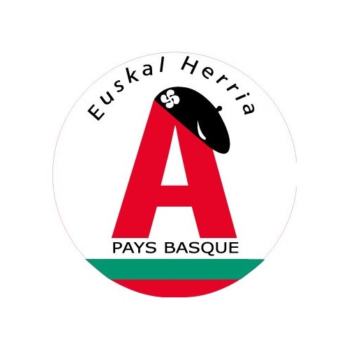 A Pays Basque Euskal Herria 9736 autocollant adhésif sticker