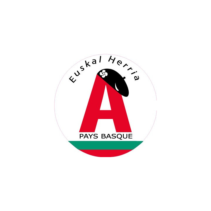 A Pays Basque Euskal Herria 9736 autocollant adhésif sticker