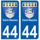 44 Saint-Nazaire blason autocollant plaque stickers ville