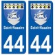 44 Saint-Nazaire blason autocollant plaque stickers ville