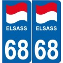 66 Cerdanya sticker aufkleber platte