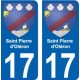 17 Montendre blason ville autocollant plaque sticker