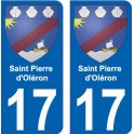 17 Montendre blason ville autocollant plaque sticker