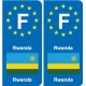 F Europa Ruanda adesivo piastra