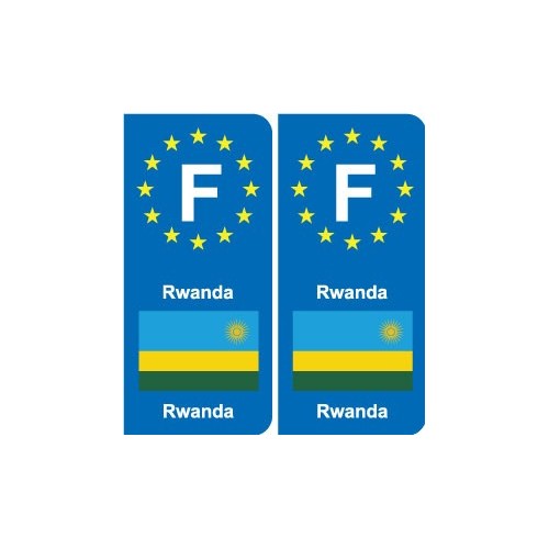 F Europa Ruanda adesivo piastra