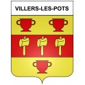 21 Villers-les-Pots coat of arms sticker plate stickers city