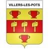 21 Villers-les-Pots stemma adesivo piastra adesivi città