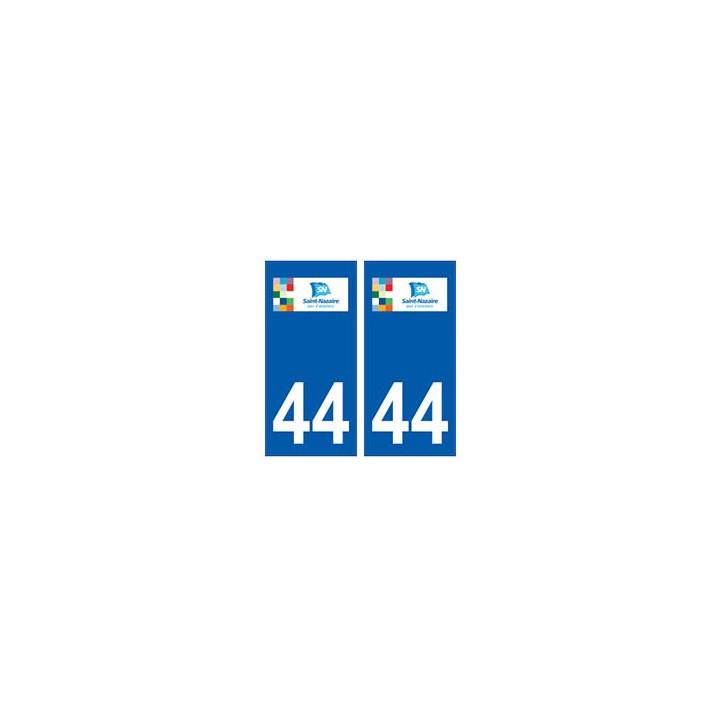 44 Saint-Nazaire logo autocollant plaque stickers ville