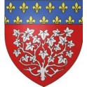Pegatinas escudo de armas de Amiens adhesivo de la etiqueta engomada