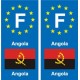 F Europe Angola sticker plate