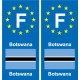 F Europa Botswana adesivo piastra