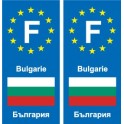 F Europe Bulgaria Bulgaria sticker plate