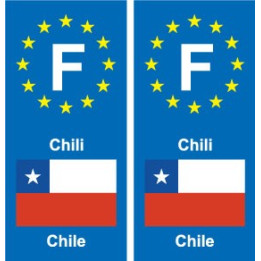 F Europe Angola autocollant plaque