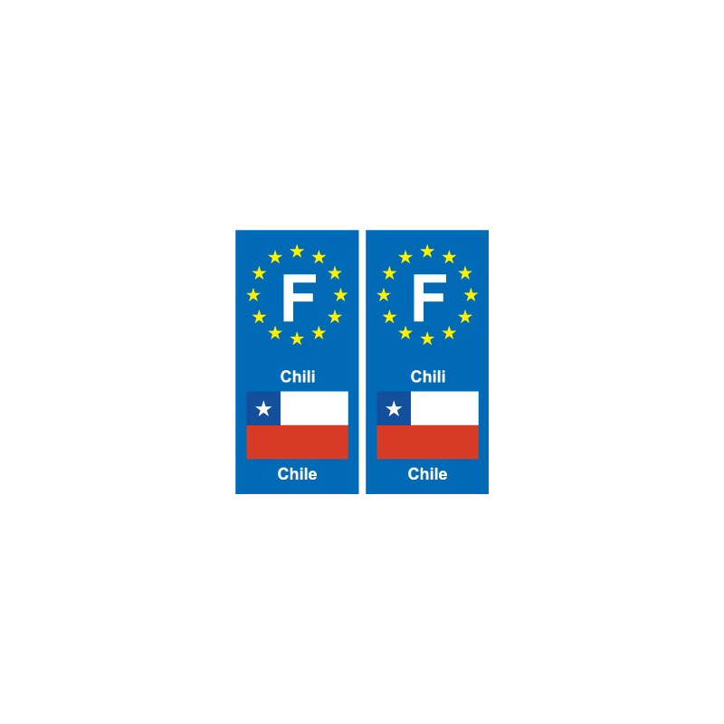 F Europe Angola autocollant plaque