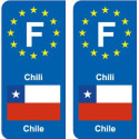 F Europe Angola autocollant plaque