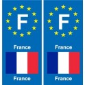 F Europa Francia placa etiqueta