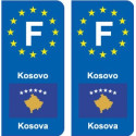 F Europa Kiribati adesivo piastra